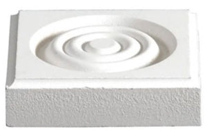 3/4" x 3" Square Medium Density Fibreboard Primed Corner Block Moulding