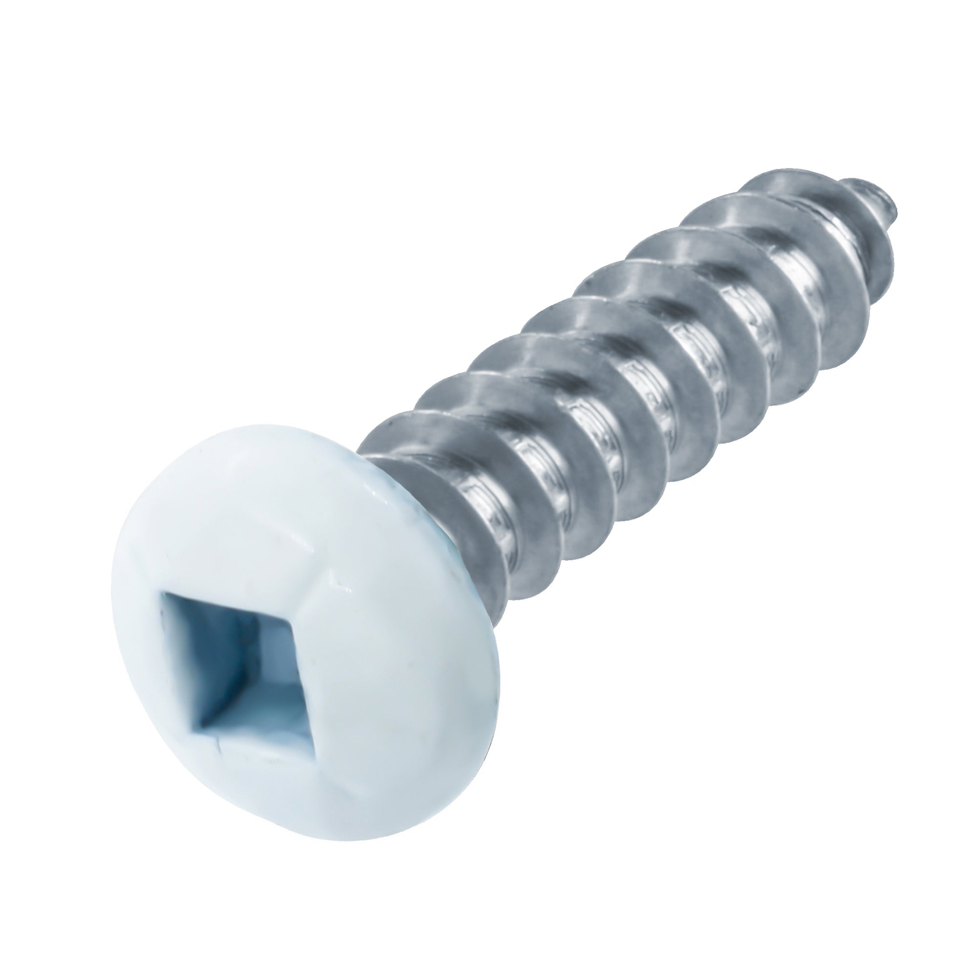 6x5/8 Panhead Soffit Screws, Painted White (100 Pieces)
