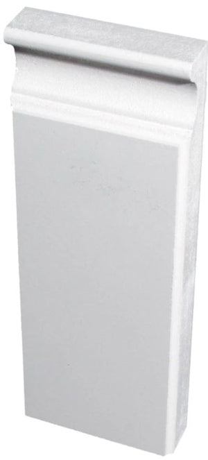 7/8"x3"x8" MDF Primed Plinth Block