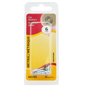 6mm Flat Washer (12/Pack)