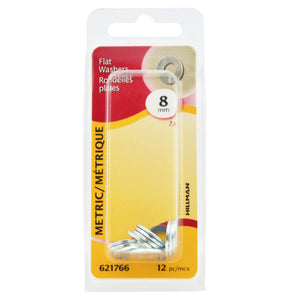8mm Flat Washer (12/Pack)