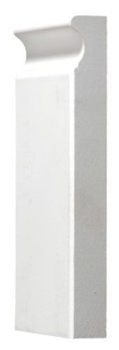 1"x3-3/4"x8" MDF Primed Plinth Block