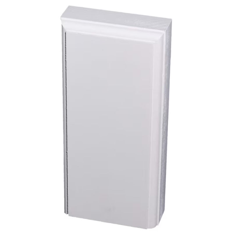 1-1/4"x3-3/8" MDF Primed Plinth Block