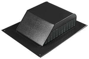 ROOF LOUVER SLANT BACK BLACK