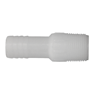 3/4" Nylon Insert Adapter MIP, White