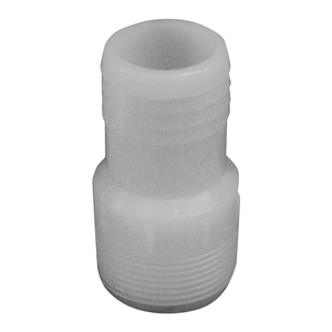 1-1/4" Nylon Insert Adapter MIP, White