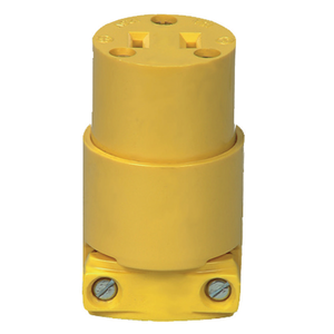 CONNECTOR COMM YELLOW 15A 125V