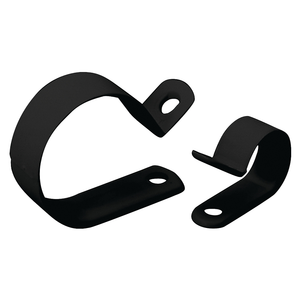 1/4" Plastic Cable Clamp, Black