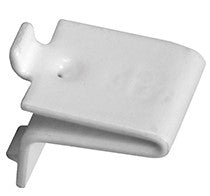 CLIP SHELF SUPPORT WHITE 100PK