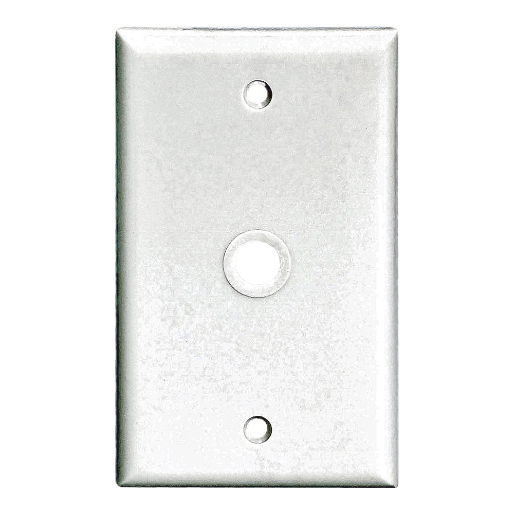 WALL PLATE TV/COAXIAL 1G WHITE