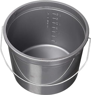 5qt Plastic Paint Pail, Silver