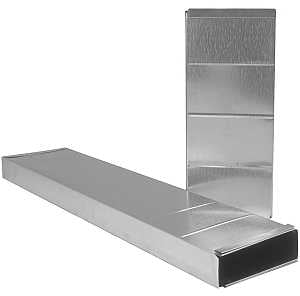 3-1/4" x 10" x 24" Duct Stack Galvanized