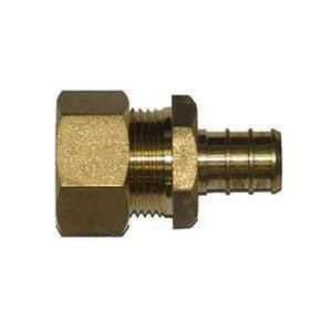 1/2" Pex Waterline Coupling, Brass