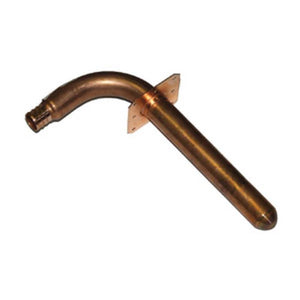 1/2" 90 Degree Pex Pipe Stub Out Elbow, Copper