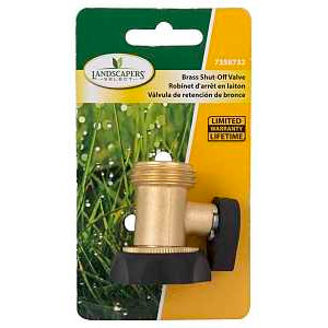 3/4" Brass Female Shut Off Valve