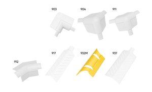 3/4” Radius Splayed Bullnose Adapter Molded Corners