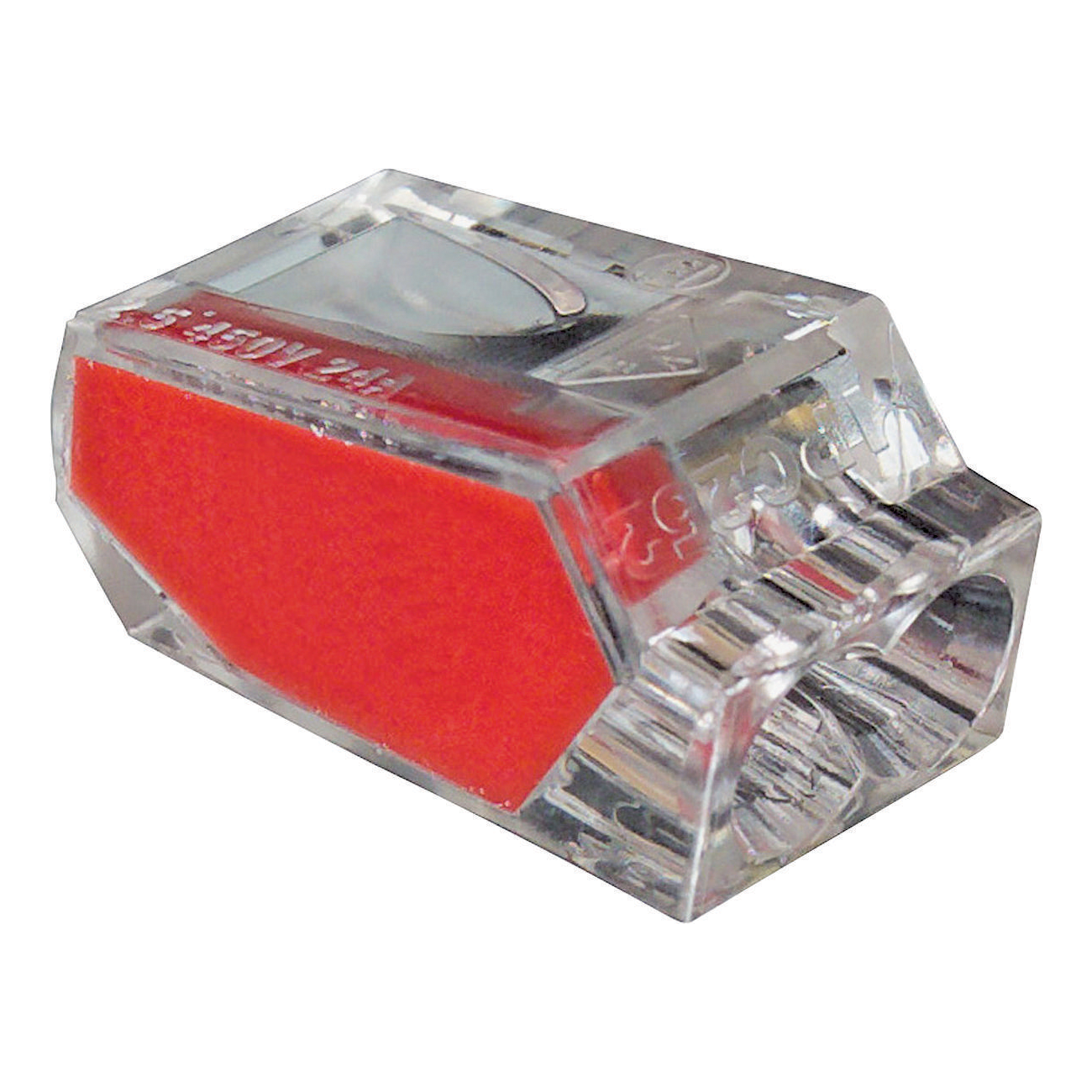 2 Port Wire Connector, Red
