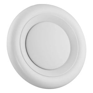 4" - 5" Round Air Diffuser, White