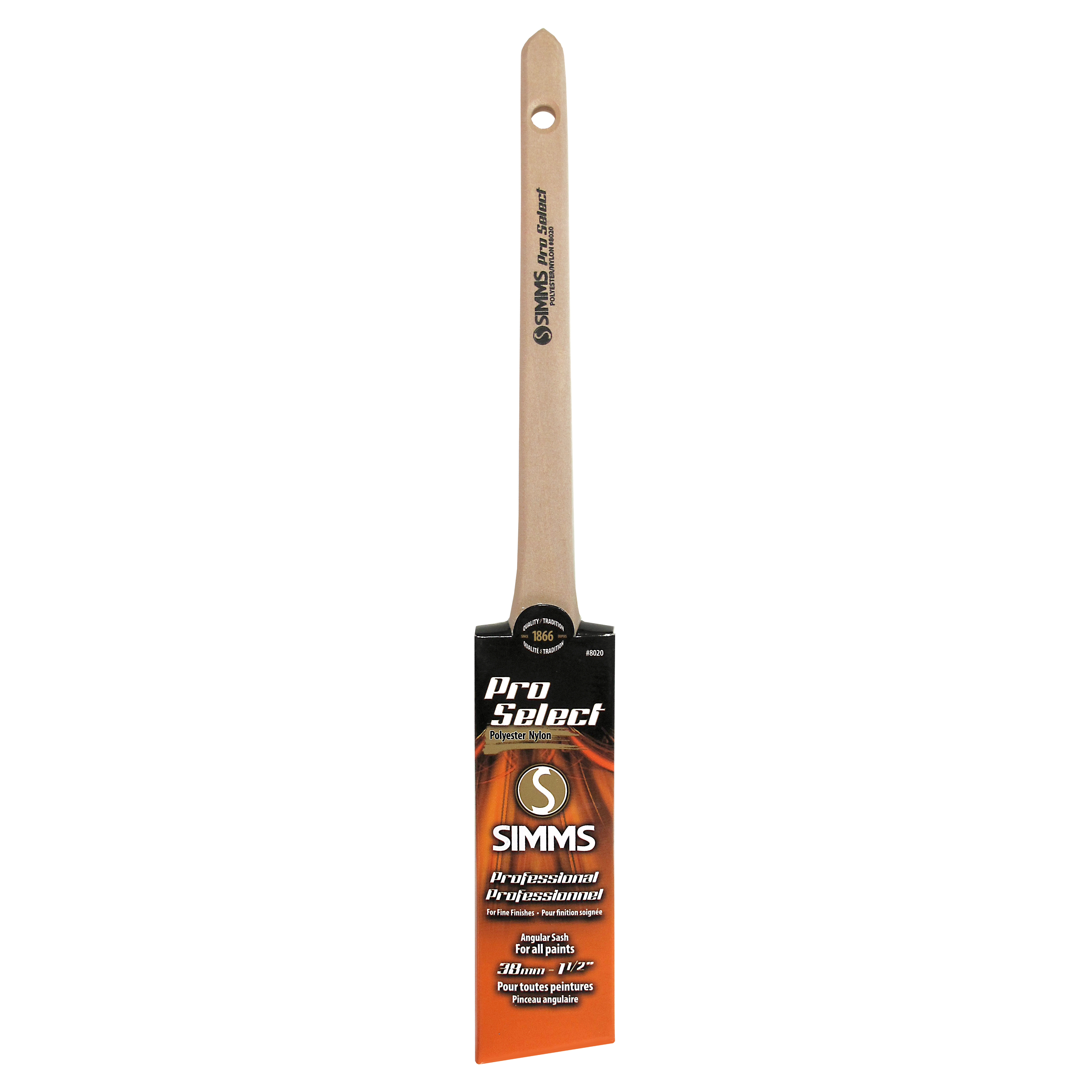 Pro Select poly/nylon angular paint brush 38mm