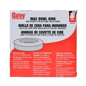 Wax Toilet Bowl Ring