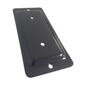 2"x4" Pylex FIXPLAK Plate, Black