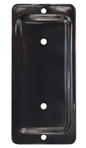 2"x4" Pylex FIXPLAK Plate, Black