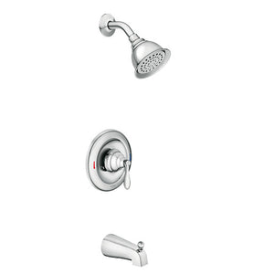 Caldwell Chrome Posi-Temp® Eco-Performance Tub And Shower Faucet