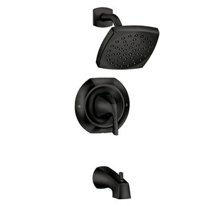 Lindor Posi-Temp® tub/shower, Matte Black