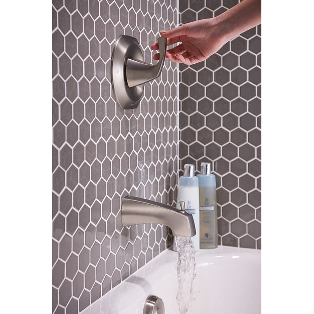 Lindor Posi-Temp® Tub/Shower, Spot Resist Brushed Nickel