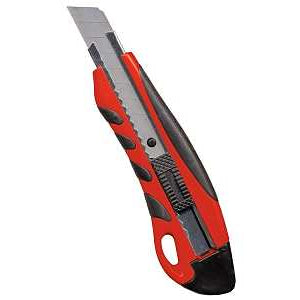 18mm Heavy Duty Utility Knife, Red