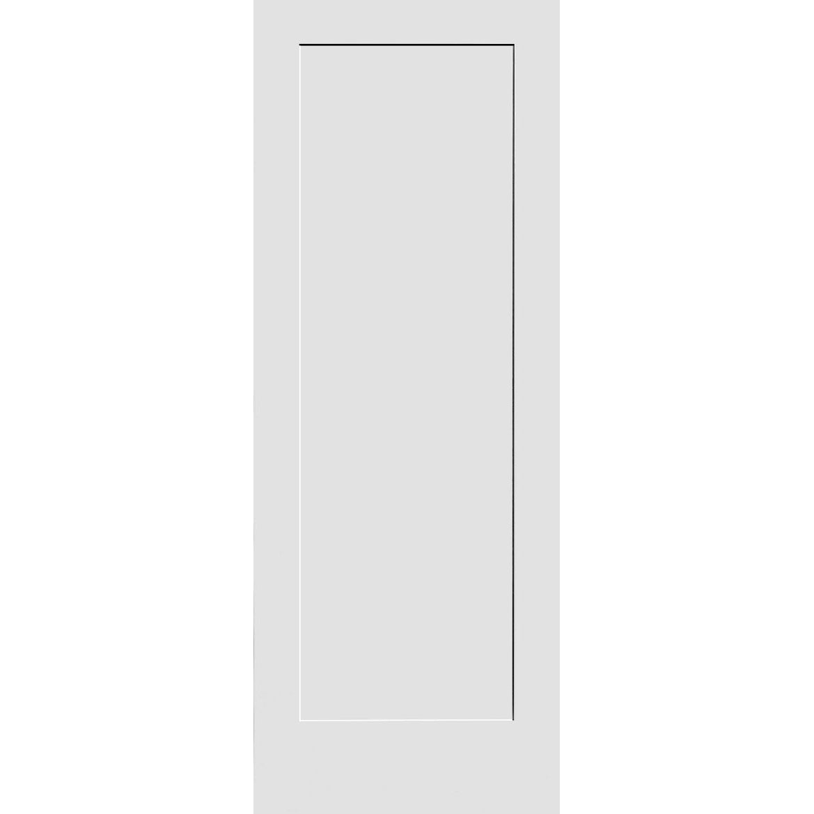 36"X96" #8401 MDF Shaker Panel Interior Door, Primed