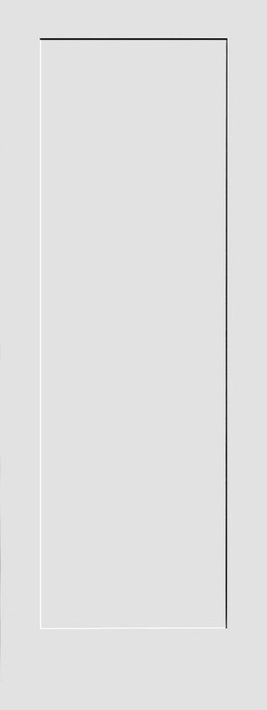 36"X96" #8401 MDF Shaker Panel Interior Door, Primed