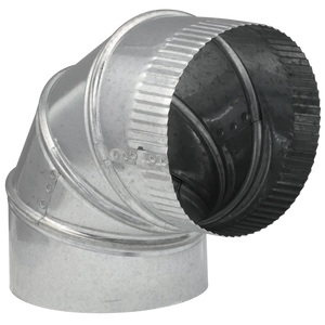 6" 90° Adjustable Elbow Galvanized