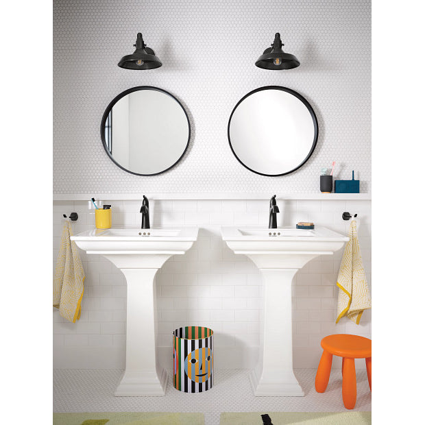 Lindor One-Handle High Arc Bathroom Faucet, Matte Black