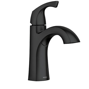 Lindor One-Handle High Arc Bathroom Faucet, Matte Black