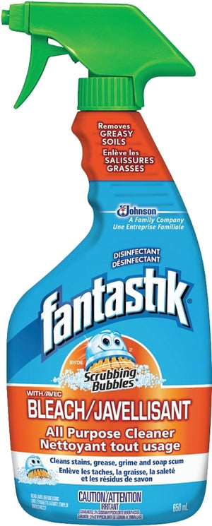 Fantastik All-Purpose Cleaner with Bleach, 650 mL