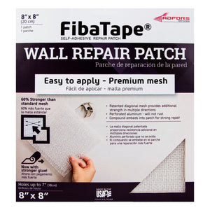 FIBATAPE® 8X8 Aluminum Wall Repair Patch (24 Pack) Saint-gobain Adfors Drywall Repair