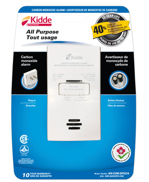 Kidde Carbon Monoxide Alarm Plug-In with Battery Backup