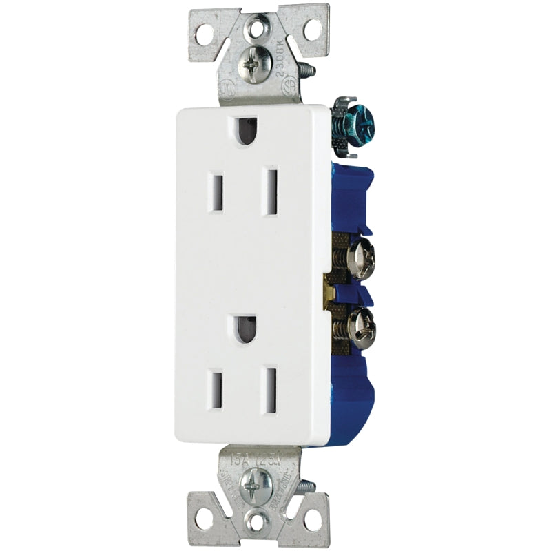 15A-125V Standard Receptacle, White