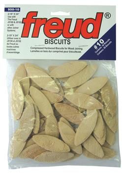 FREUD 950-50 Pack #10 Plate Joiner Biscuits Splines