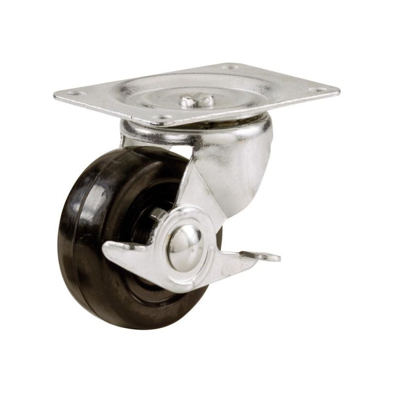 2-1/2" Swivel Caster With Brake 100lb Load