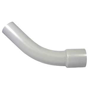 1" 20656 PVC Bell End Conduit Elbow, Grey