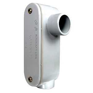 3/4" PVC Conduit LL Access Fitting, Grey