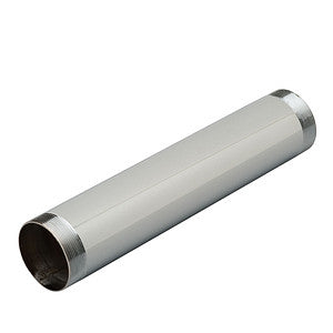 1-1/4"x6" Tube Extension, Polished Chrome