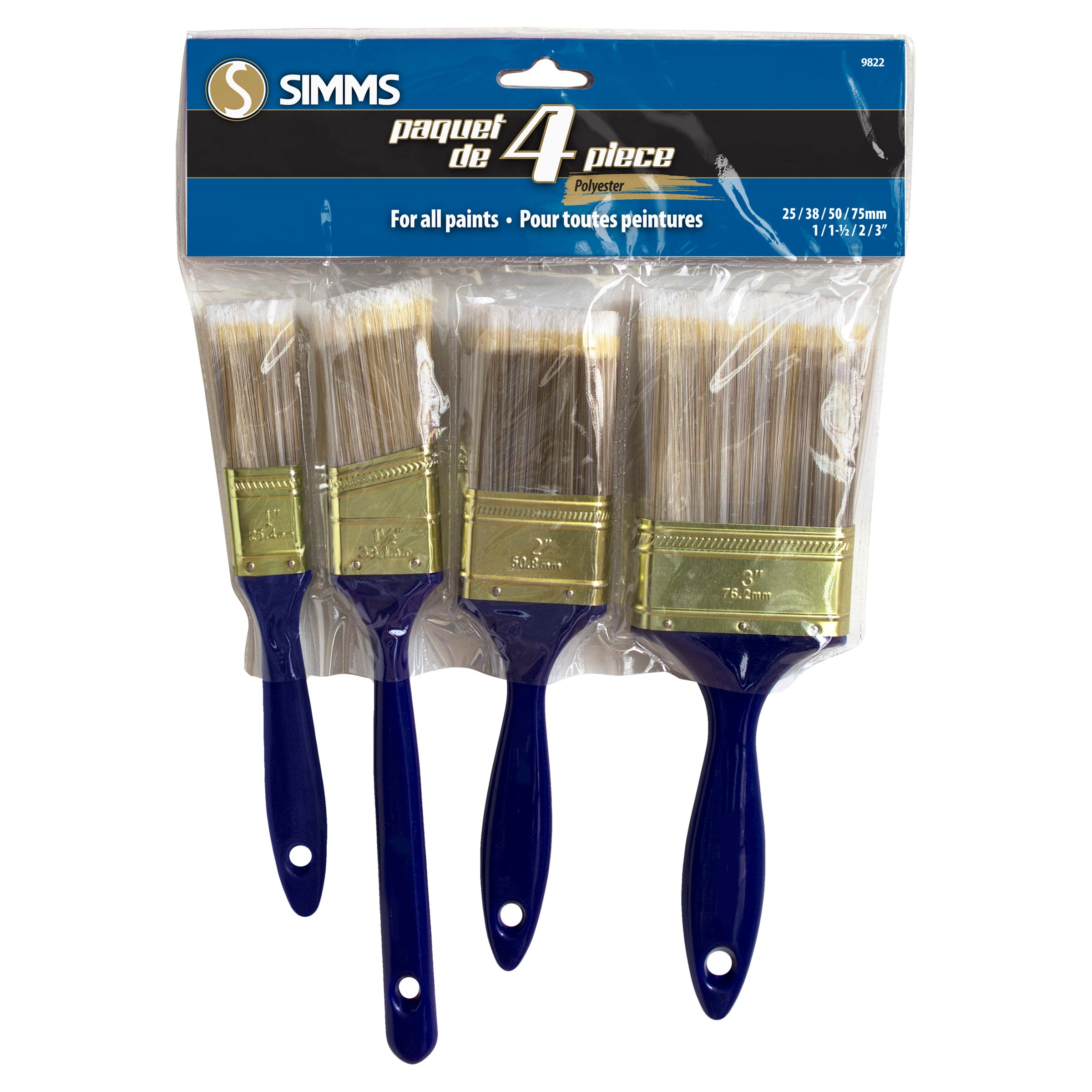 Polyster Brush Set, 4pcs