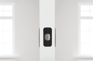 Contemporary Pocket Door Lock- Privacy, Black Weiser Pocket Door Lock