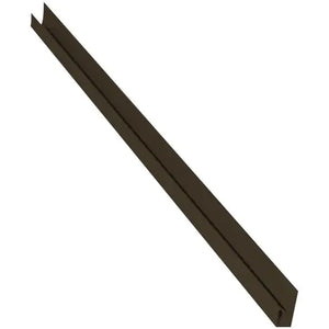 ALUMINUM SOFFIT J - TRIM 1/2" X 12' BROWN