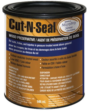 Sienna Cedar Brown End Cut Sealer Wood Preservative 946ML