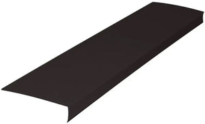 ALUMINUM 6" FASCIA RIBBED FACE 9'10" BROWN