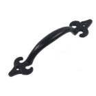 Galvanized Steel Antique Handle, Black